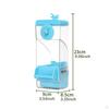 Bird Cage Feeder ,Automatic ,Clear Leakproof Parrot Food Container for Finch Canary Budgies