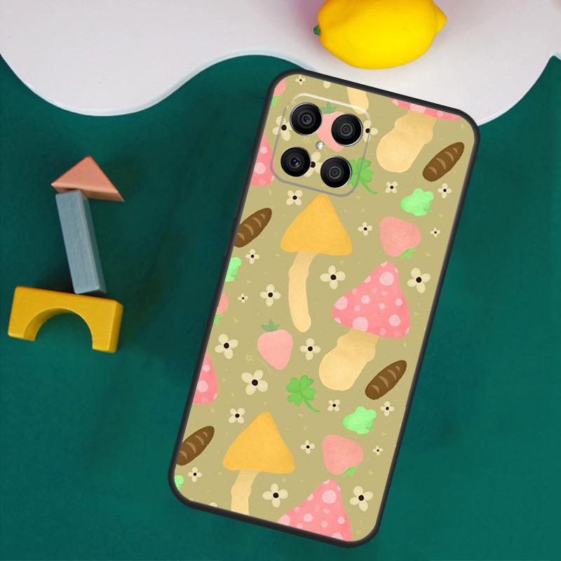 Cottagecore Frog Mushroom Moon Witchy Case For Honor Magic 7 Pro 5 6 Lite Honor 200 Pro 50 70 90 X9a X8a X8 X9 X8b X9b X9c Cover