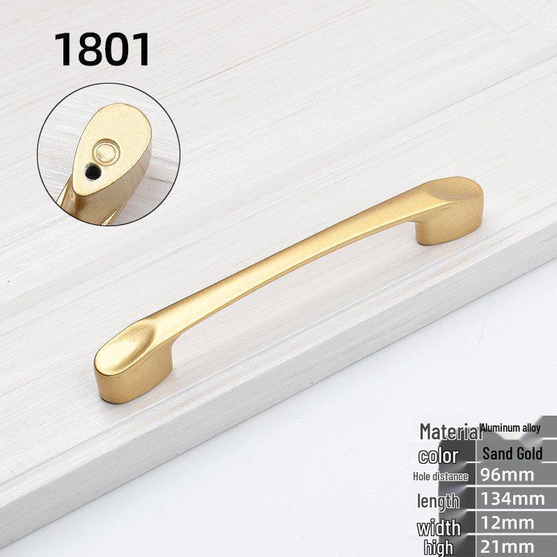 Modern Minimalist Gold Nordic Cabinet & Drawer Handles