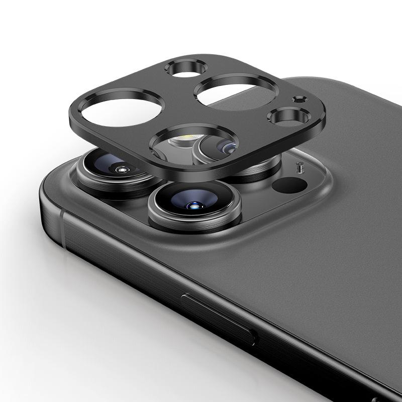 Do iPhone'a 16 Pro Max / 16 Plus Metalowy pierścień ochronny na obiektyw tylnego aparatu