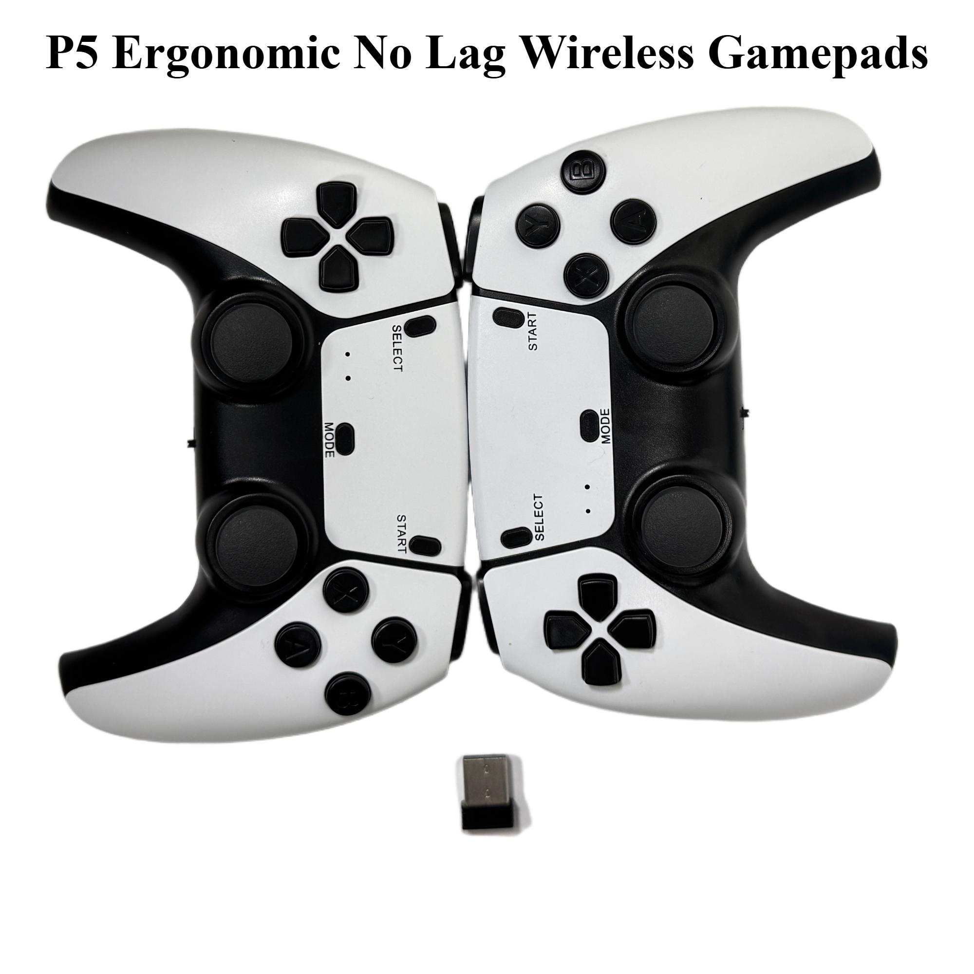 

P5 2PCS 2.4Ghz Wireless Gamepad - No - Delay Game Controller, USB Joystick for PC, Android TV, Control for PC BOX, GAME BOX