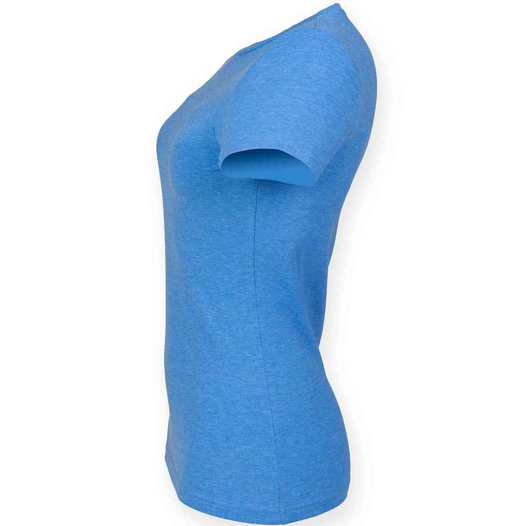 Skinni Fit Womens/Ladies Feel Good Heather T-Shirt