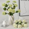 77cm Artificial Hydrangea Flowers Real Touch Fake Plants  Living Room Display
