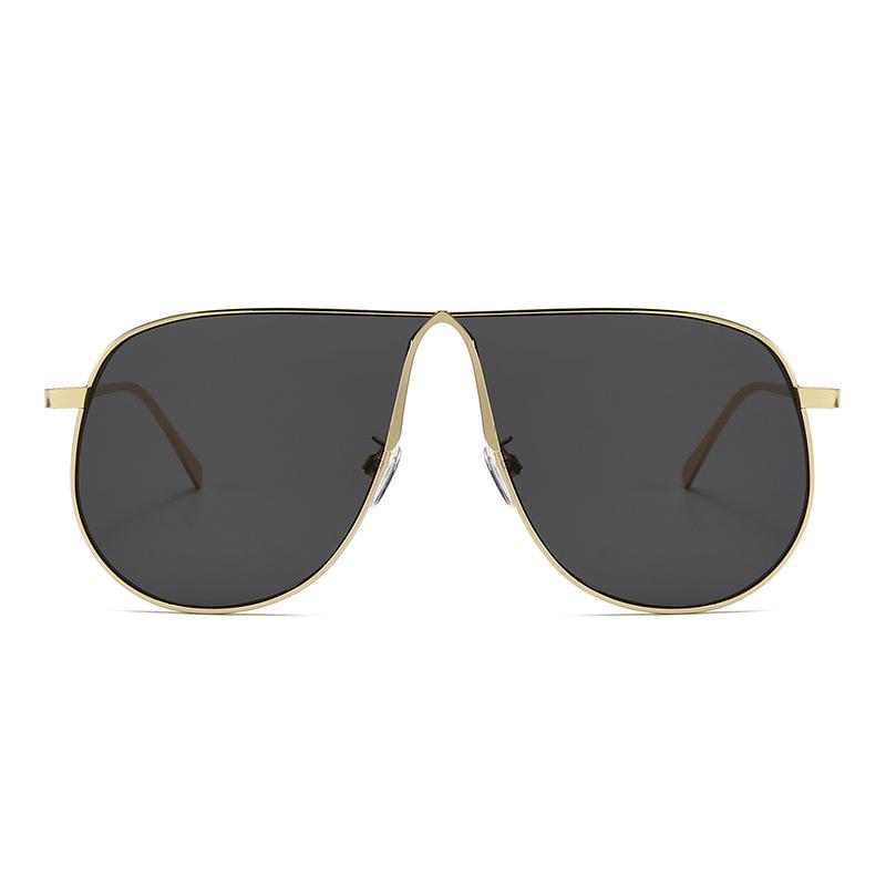 Sunglasses European and American large frame pilot toad glasses men's sunglasses men's and women's high-end sunglasses