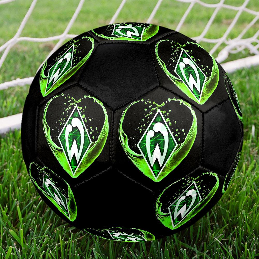 Balón de Fútbol SV Werder Bremen Talla 5 Colorido Cosido a Máquina PVC Listo para Competición Duradero Alto Rebote