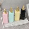 250Ml Liquid Soap Dispenser Refillable Pump Bottle Square Bathroom Accessory Shampoo Conditioner Container Beauty Salon