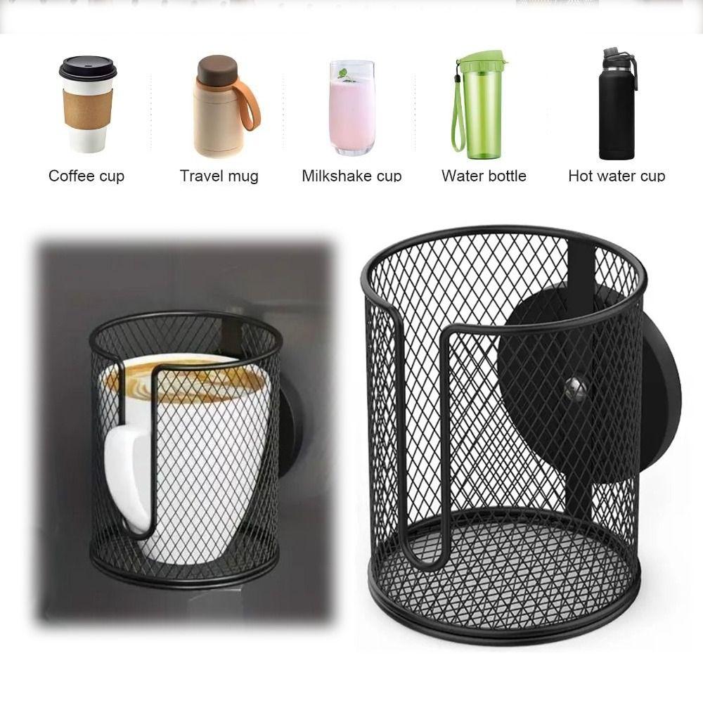 Anti Fall Magnetic Cup Holder Fully Covered Drink Holder Magnet Magnetic Car Cup Holder  Mower