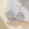 Wolf Paw Celtics Knot Drop Earrings for Women Bear Claw Gothic Dangle Earrings Stainless Steel Jewelry Religious Amulet Gifts