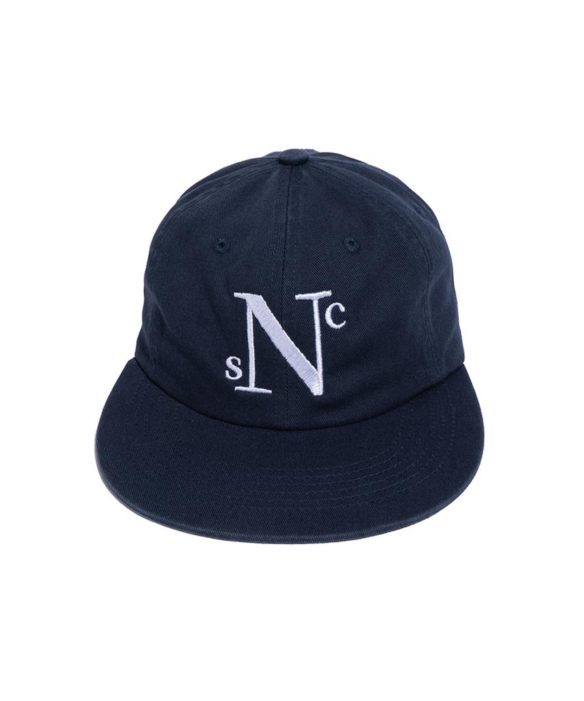 NET SOCIAL CLUB N Logo Flat Visor Cap (Navy)