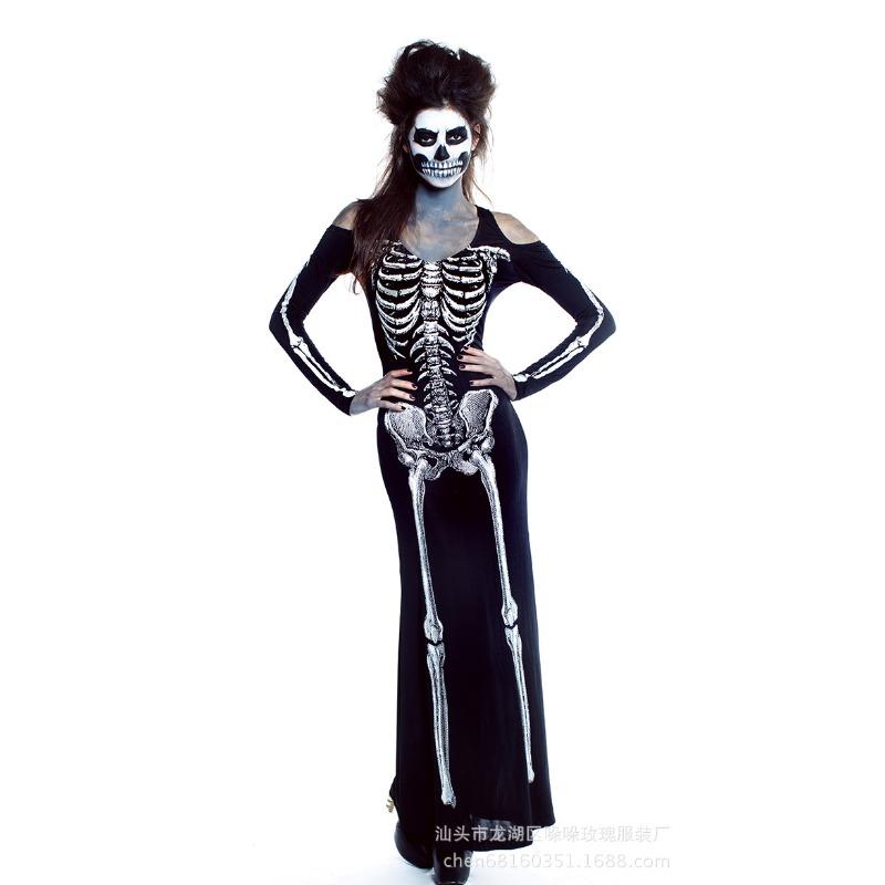 Vampire costume zombie costume halloween costume dark ghost bride witch princess skirt cosplay costume zombie costume