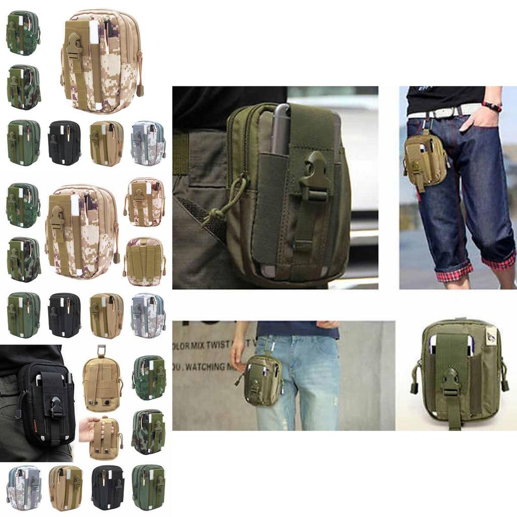 Multipurpose Tactical Nylon Molle Pouch Edc Utility Gadget Belt Waist Tool Bags