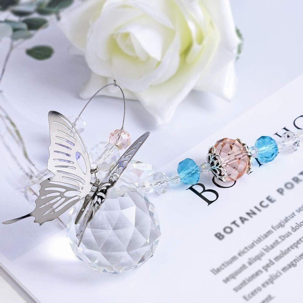 Water Crystal Garden Sun Catcher Window Decor With Geometric Shape For Modern Home Decoration