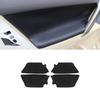 4pcs Microfiber Door Panel Armrest Leather Cover Trim For Toyota Prado 2010-2018