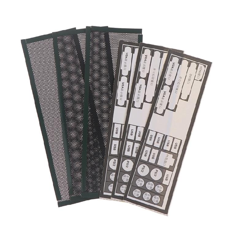 Computer PC Case Cooling Fan Dust Filter Mesh Net Cover PVC Dust Filter Shield Back Plate For Computer Chassis