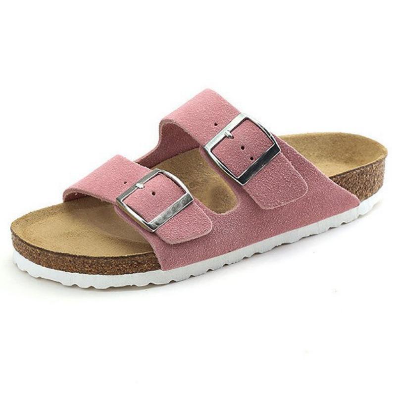 

Женские удобные пляжные сандалии с открытым носком, мягкой стелькой, поддержкой свода стопы и регулируемой пряжкой на платформе 39 розовый