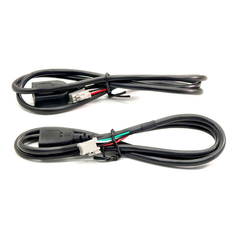 75 cm Bil USB-kabeladaptere 4-pinners og 6-pinners for Android Bilradio Stereo-kontakter USB-skjøtekabeladaptere