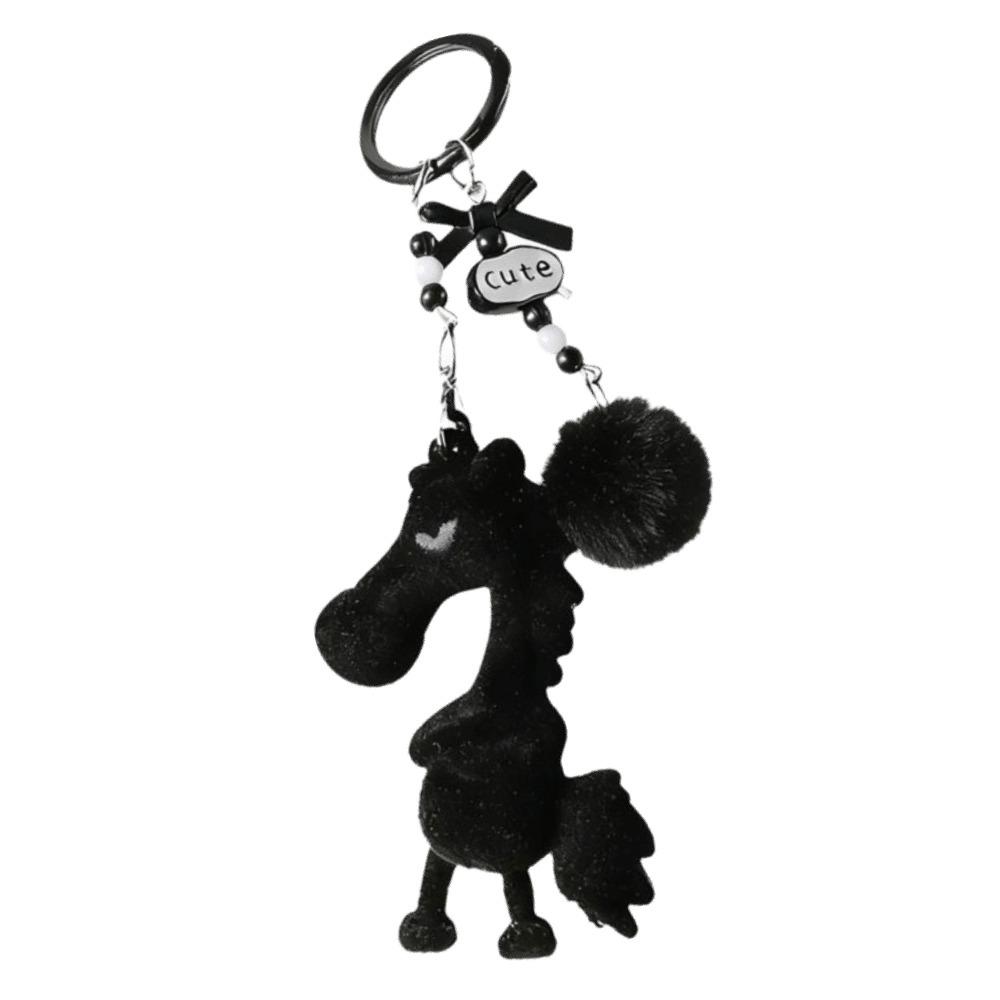 Cold-Hearted Design Plush Toy Flocking Plush Pony Toy 2026 New Bag Hanging Ornament New Year Gifts