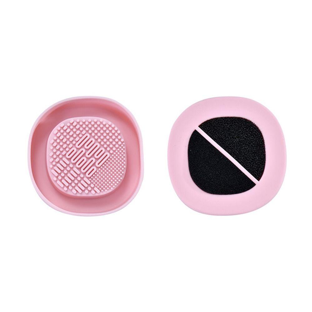 Comprar Make Up Washing Powder Puff Cleaning Plate Makeup Brush Cleaner