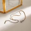  Rust Proof Stainless Steel Multi-Layer Chain Bracelet Daily Smooth Hypoallergenic Waterproof Jewelry for Women Accessories