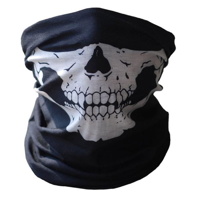 Skeleton Gloves Skull Face Mask for Adult Men Costume Halloween Party Cosplay