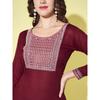 Bollywood Cotton Rayon Kurta Pant Dupatta Set Women Party Wear Top Tunic Kurti SC-2125