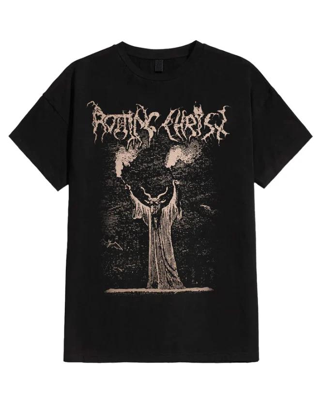 Rotting Christ Graphic T-Shirt | Gloria De Domino Inferni Album Artwork 3XL