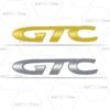 Lydinio Metalas GTC Grotelių Emblema Galinės Bagažinės Ženklelis Lipdukas Vauxhall Opel Corsa Rocks Vectra Zafira Mokka Meriva Insignia Astra