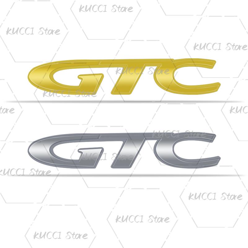Lydinio Metalas GTC Grotelių Emblema Galinės Bagažinės Ženklelis Lipdukas Vauxhall Opel Corsa Rocks Vectra Zafira Mokka Meriva Insignia Astra