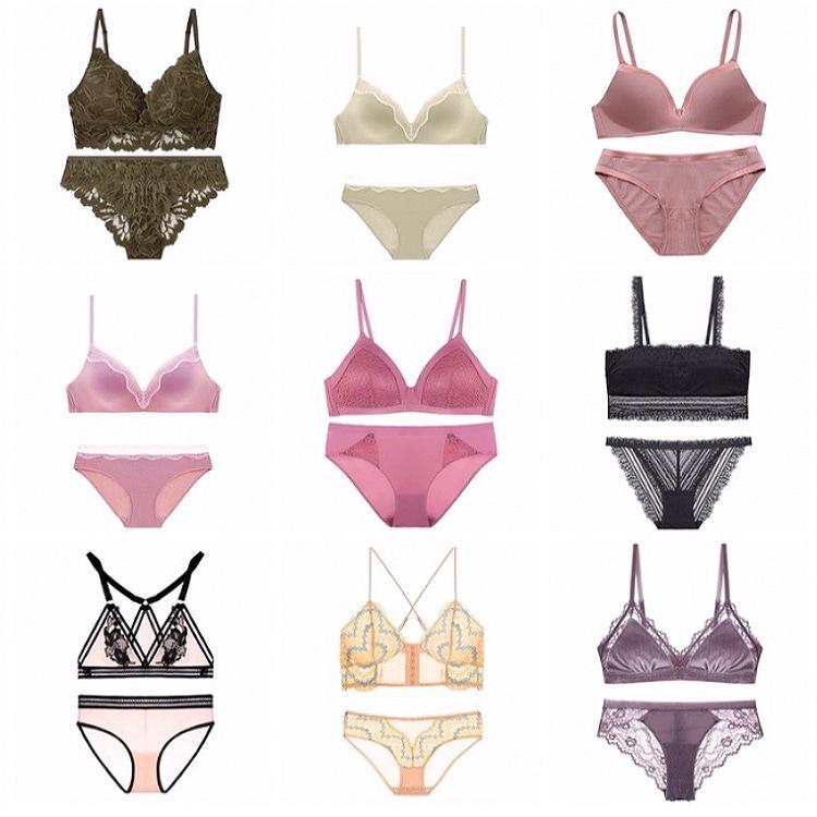 French Lace Women's Breathable Backless Bra Set - Clearance, No Refunds, Multiple Styles, Sexy & Comfortable.