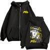Cool Anime Jojo Bizarre Adventure Bruno Bucciarati Giorno Giovanna Merch Zipper Hoodies Men Women Cosplay