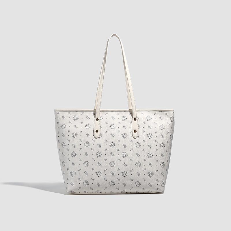 

Модная текстура Tuo сумка очень большого размера 2025 новая в иностранном стиле с мультяшным принтом сумка для поездок большой вместимости подмышечная на одно плечо ручная