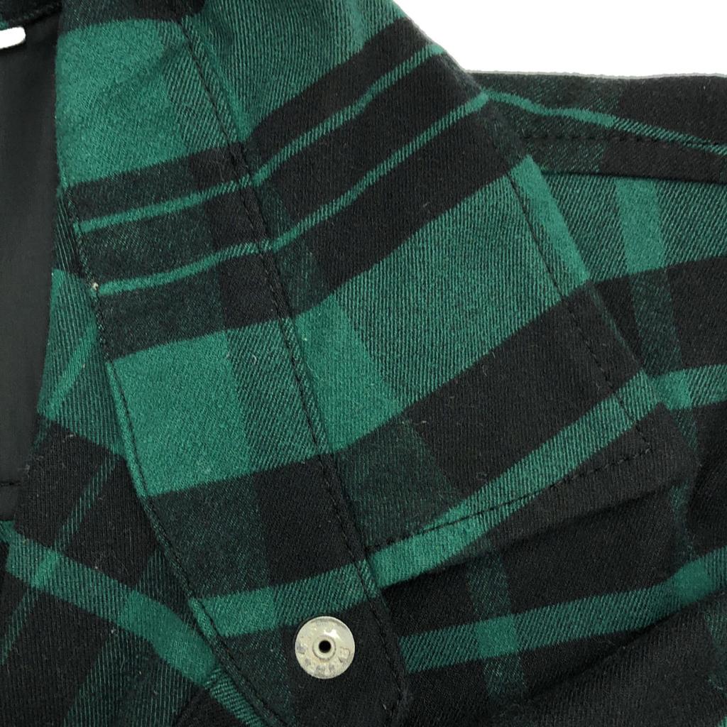 The North Face Check Pattern Long Sleeve Stretch Flannel Shirt Men's Used