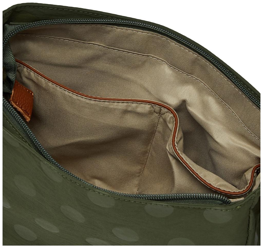 Torla Mini Shoulder Bag, Nylon DotCow Leather, Size 2S, Women's, 11776-KH (Khaki)