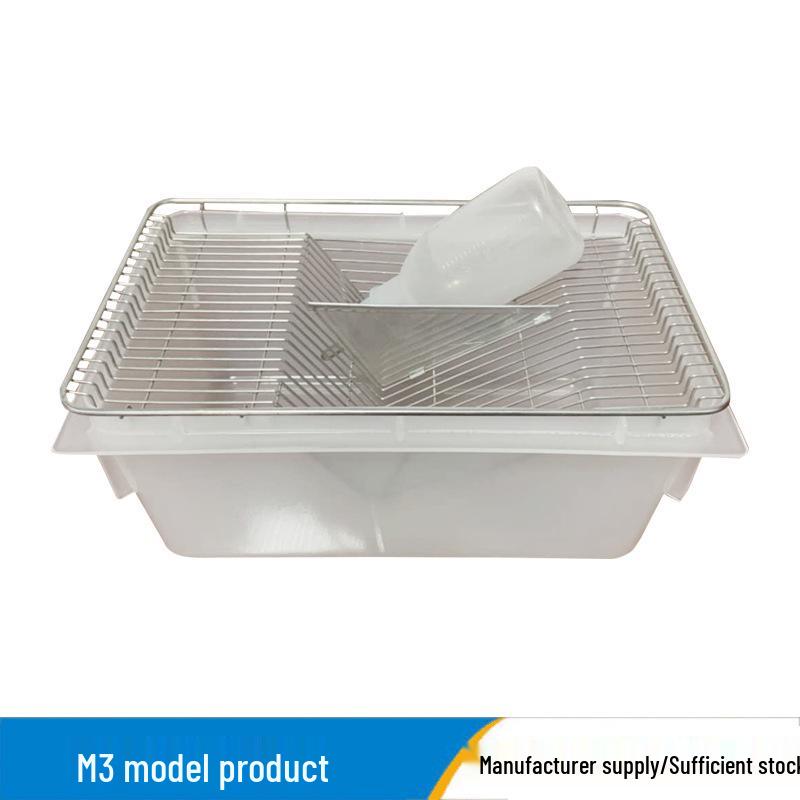 M-3 Stainless Steel Laboratory Rodent Cage: Breeding & Rearing for Rats, Mice, Hamsters