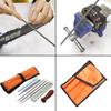 8 PCS Chainsaw Sharpener File Kit Hand Tool for Sharpening Electric Chain Saw Includes 5 32 3 16 7 32 Inch Round File,