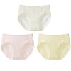 Beneunder Women's 100% Cotton Seamless Antibacterial Mid-Rise Briefs