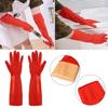 Extra Long Cuffs Chemical Resistant Gloves 30/38/45cm Oil Resistant Mitts Chemical Handling