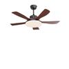 Nordic Wood Grain Ceiling Fan with Remote Light