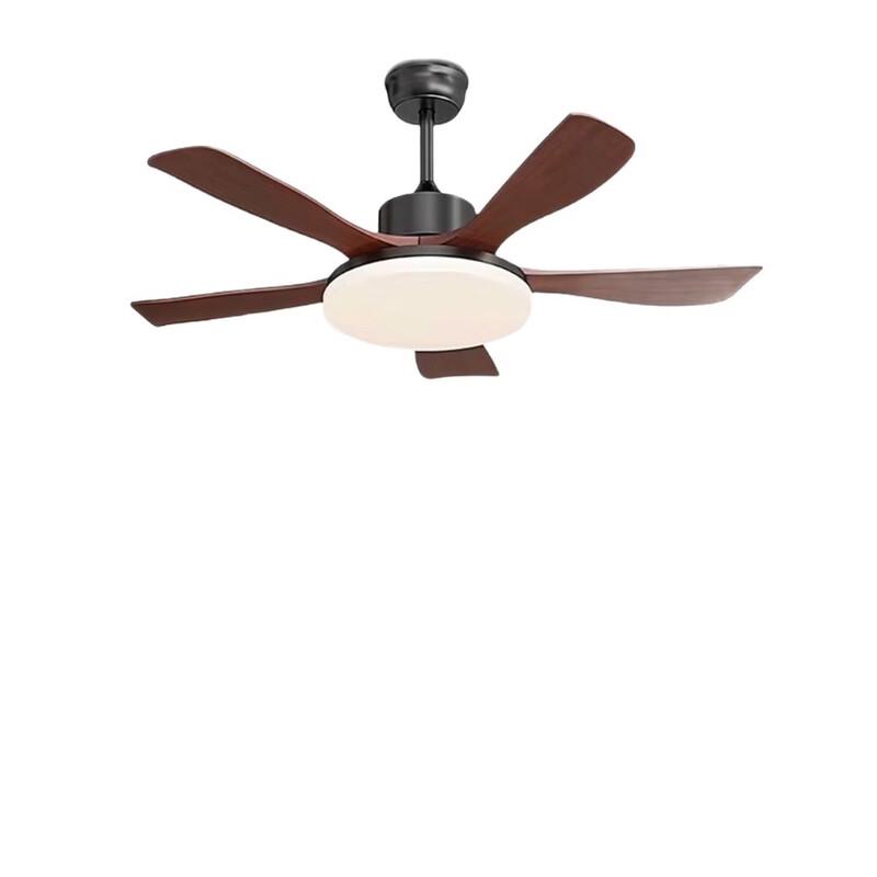 Nordic Wood Grain Ceiling Fan with Remote Light