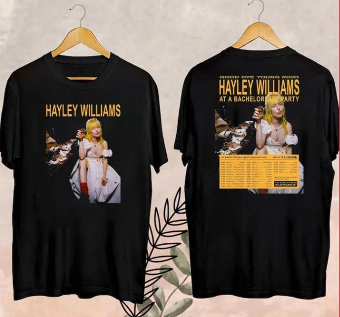 Hayley Williams Good Dye Young At A Bachelorette Party 2026 Tour shirt Unisex T-Shirt XXXXL