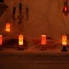LED Pumpkin & Skull Halloween Candle Holder Lamp