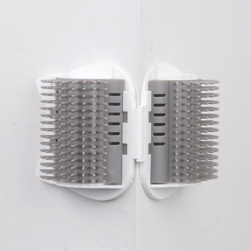 Pet Cat Wall Fur & Undercoat Scraper Comb: Itch Relief & Massage Tool