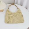 Popular Straw Bag Women Go Out Sunshade Sunscreen Hat Versatile Straw Hat Summer Large-capacity Commuter Tote Bag