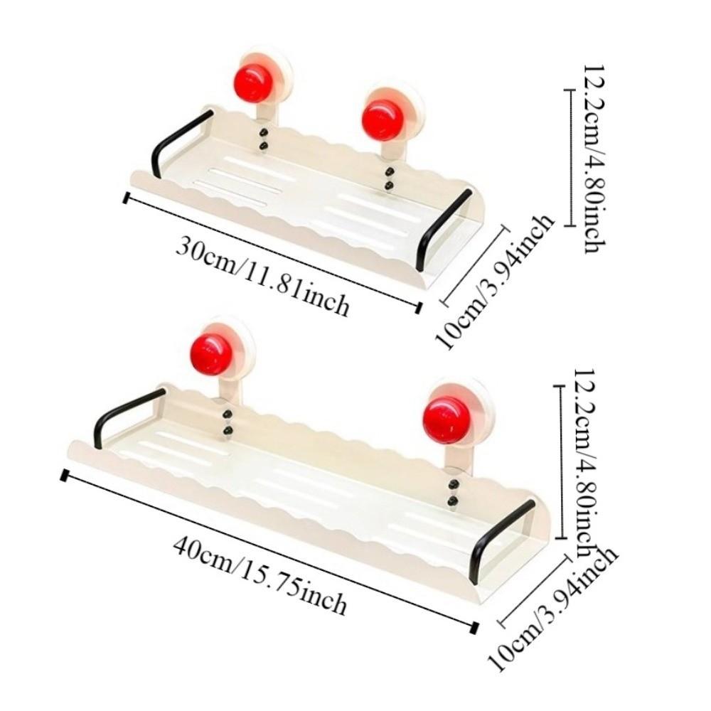 Dopamine Suction Cup Storage Shelf Punch Free Shower Shampoo Rack Bathroom Storage Rack for Home