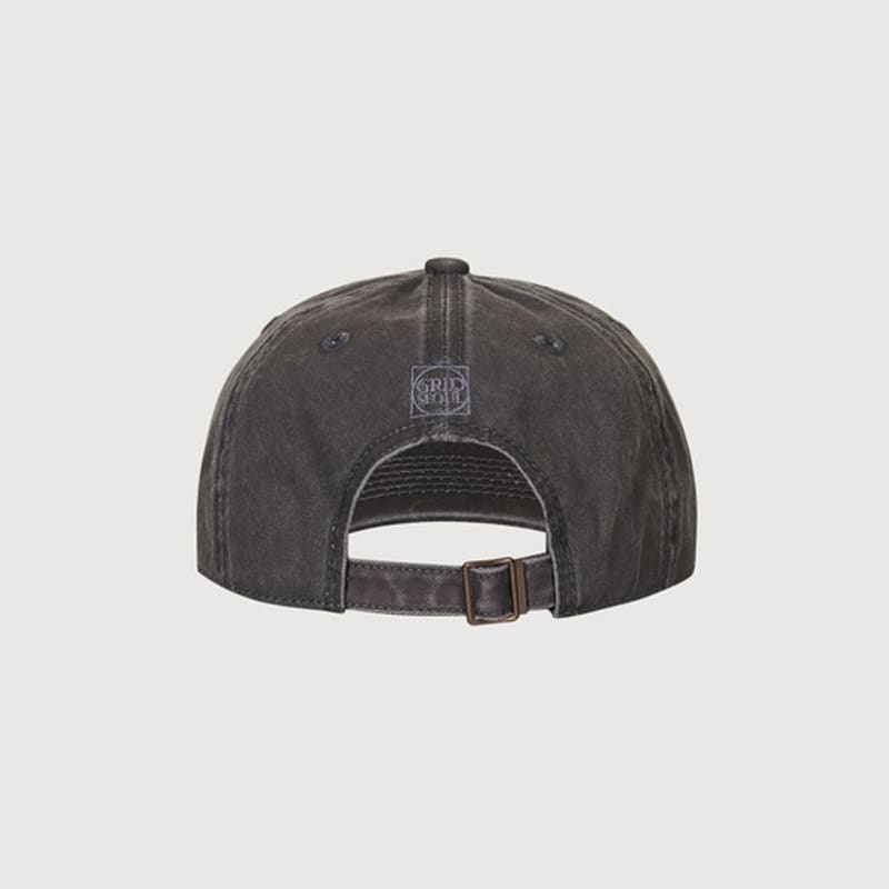 GRID SEOUL GRID SEOUL SIGNATURE LOGO BALL Cap - WASHING GRAY