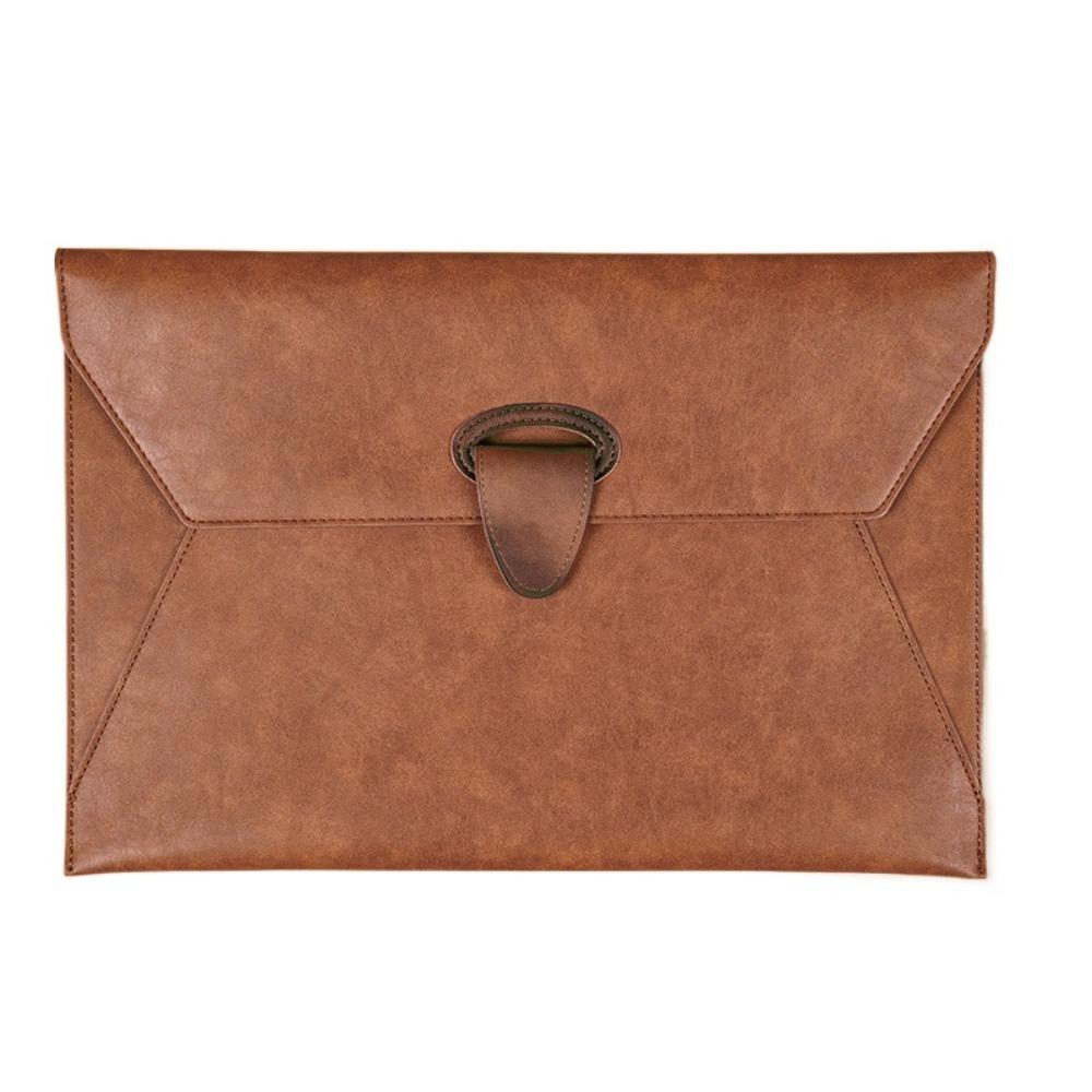Leather Data File Bag Waterproof Business Document Bag A4 File Bag Storage Bag  Material