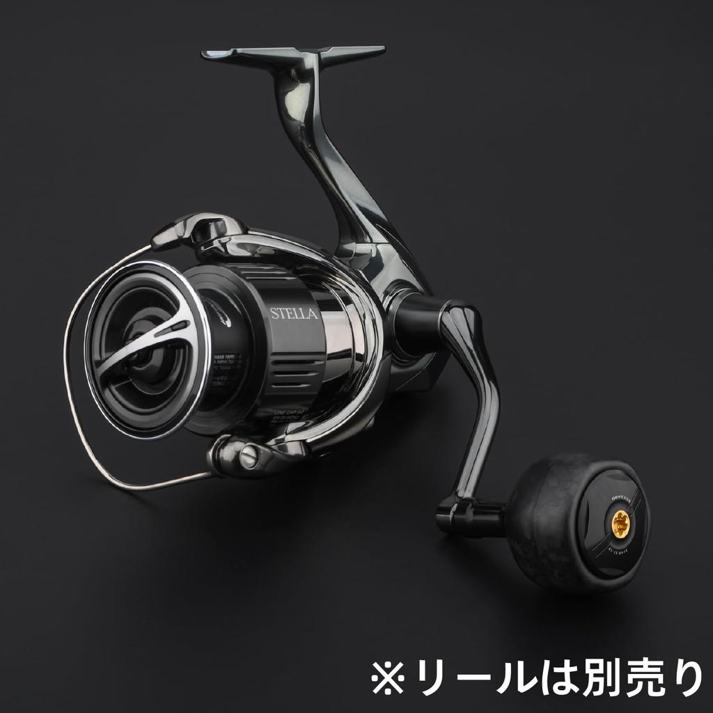 Gomexus F38 Reel Handle Knob Forged Carbon Round Knob 38mm Daiwa Type S Shimano Type A Handle Replacement Spinning Reel Baitcasting Reel Compatible