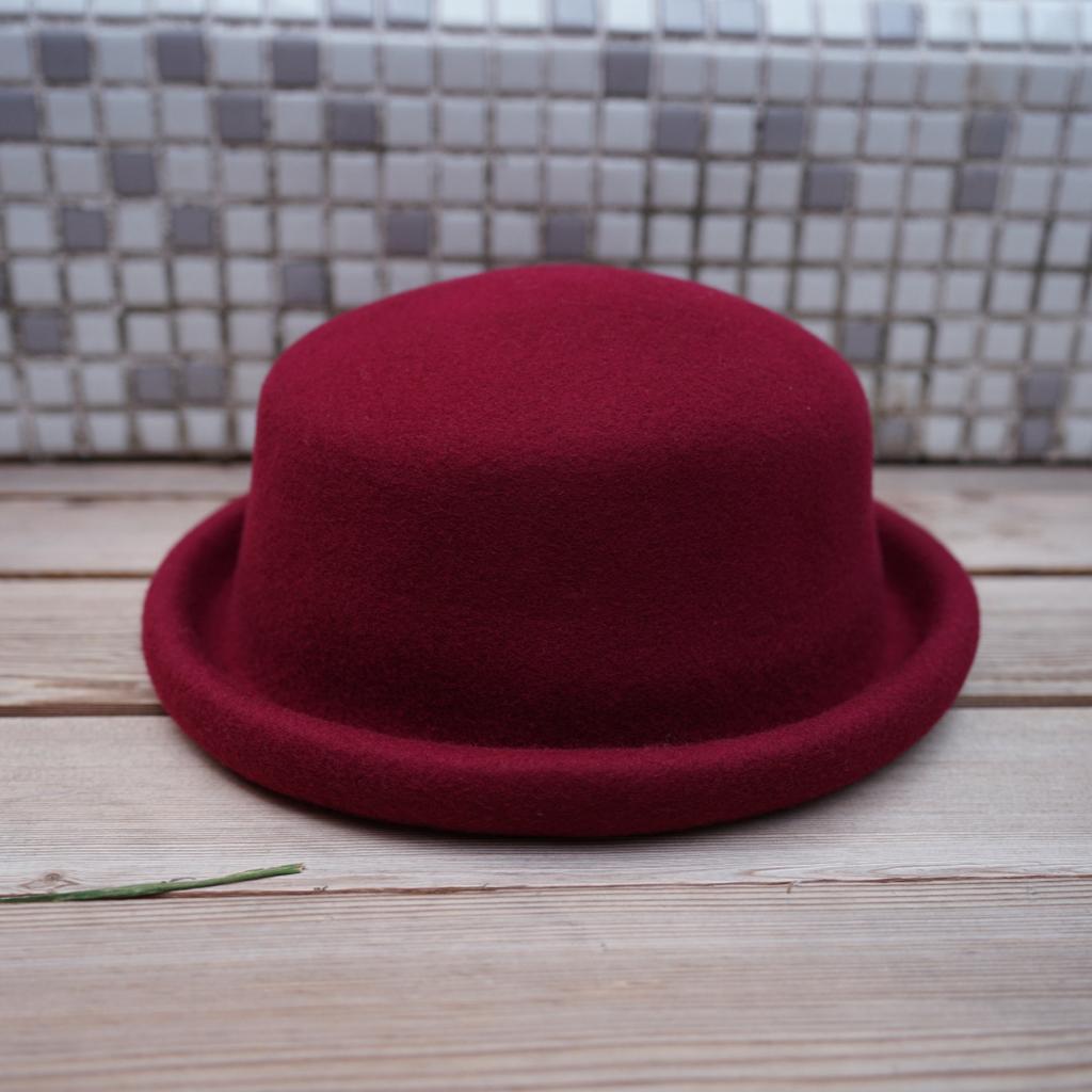 Japanese Retro Black Brown Beige Gray Woolen Beret Women'S Autumn And Winter Cute Versatile Crimped Top Hat