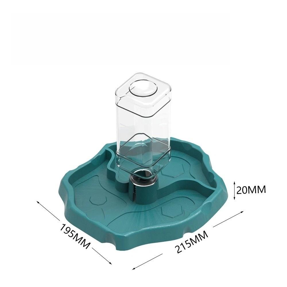 Removable Turtle Feeding Dish Large Capacity Small Pet Bowl New Reptile Feeder  Pet Supplies