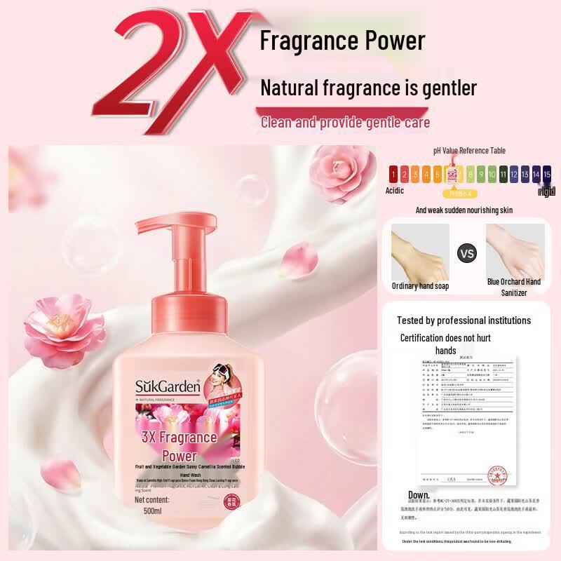 Shuguoyuan Sunshine Camellia Scented Foaming Hand Soap
